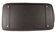 Hermes Birkin 40 Black Noir Togo Leather Handbag