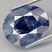 All natural! 20ct rich blue Sapphire from Tanzanite!