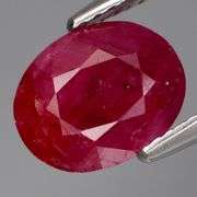 Bold color saturation! Large 3.30ct Mozambique Ruby!