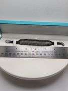 New! +10 ctw all natural diamond weaved on fabric bracelet