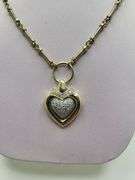 18KT Gold Diamond Heart Necklace