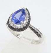 New, in Box, EFFY Tanzanite & Diamond Ring