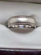 14KT White Gold Band