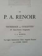 Very collectable remarkable limited edition Pierre-Auguste Renoir signed in the stone.