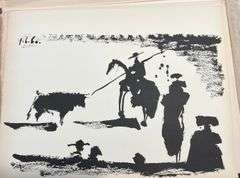 Pablo Picasso Toro "Bullfighter" Lithograph from 1960 Portfolio