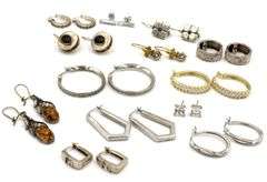 Group lot of Vintage 925 sterling silver earrings