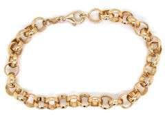 14kt Yellow gold Rolo chain bracelet