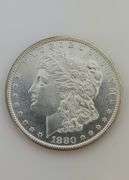 1880-S Morgan Silver Dollar, UNC