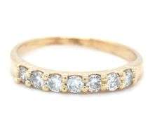 14kt Yellow gold 0.40ctw diamond band