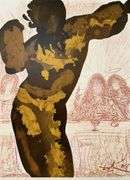 Highly Collectible and Rare Salvador Dali Original Lithograph from the 'Biblia Sacra' Suite