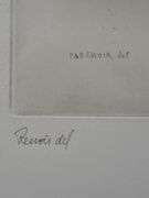 Investment! Very collectable remarkable limited edition Pierre-Auguste Renoir signed in the stone.