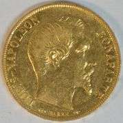 Real flashy high end 1852-A Napoleon French 20 Francs Gold Piece.