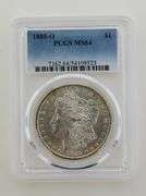 1885-O Morgan Silver Dollar, PCGS MS64