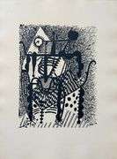 Highly Collectible Picasso Woodcut Circa 1955