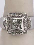 CERTIFIED BRAND NEW 18K WHITE GOLD DIAMOND RING