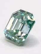 6.3 Ct Sparkling Mint Green Lab Simulated Diamond Solitaire