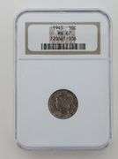 1945 Mercury Silver Dime, NGC MS67