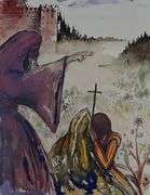 Original plate Signed Salvador Dalí Lithograph from the Romeo & Juliet Rizzoli Edition, Milan 1975