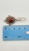 925 Sterling Silver Mark Wasserman Samara Red Carnelian Dangle Earrings
