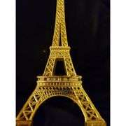 15-Inch Eiffel Tower Statue Gold Alloy Metal