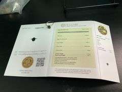 CERTIFIED 14K YELLOW GOLD SAPPHIRE RING.