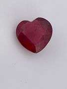 CERTIFIED NATURAL RUBY 2.34 CARAT HEART SHAPE.