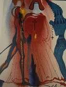 Original plate Signed Salvador Dalí Lithograph from the Romeo & Juliet Rizzoli Edition, Milan 1975