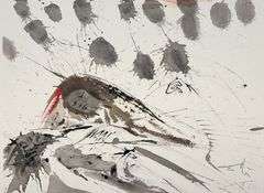 Highly Collectible and Rare Salvador Dali Original Lithograph from the 'Biblia Sacra' Suite