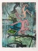 Exclusive Roberto Matta Signed Etching & Aquatint, 1974