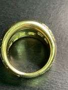 CERTIFIED 'salvini' 18K YELLOW GOLD DIAMOND BAND / RING