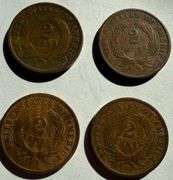 Four Two Cent Pieces
