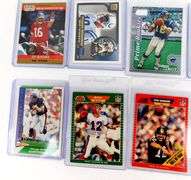 10 NFL QB Football Cards, All Greats