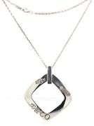 Tiffany & Co 1837 Square pendant on chain