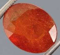Amazing top red orange 4.37ct Namibian Garnet