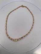 CERTIFIED 14K YELLOW GOLD DIAMOND NECKLACE