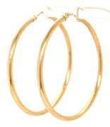 14kt Yellow gold hoop earrings