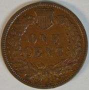 Key date 1908-S Indian Head Cent in VF/XF