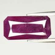 UNTREATED! REAL! 9.61ct violet red Winza Ruby