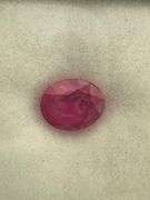 CERTIFIED NATURAL RUBY 3.63 CARAT OVAL SHAPED.