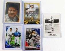7 Babe Ruth Throwback Baseball Cards