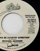 1982 Michael Jackson Demo 45 Record w/DJ