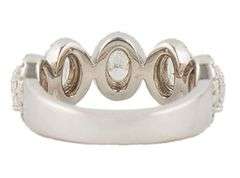 2.40ctw Oval and Round Diamond Five Stone Frame Ring in 14K