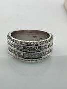 CERTIFIED BRAND NEW 14K WHITE GOLD DIAMOND BAND / RING