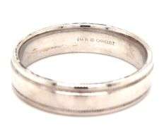 14kt White gold 5.5mm band