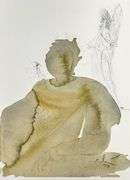 Highly Collectible and Rare Salvador Dali Original Lithograph from the 'Biblia Sacra' Suite