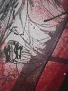 Original plate Signed Salvador Dalí Lithograph from the Romeo & Juliet Rizzoli Edition, Milan 1975