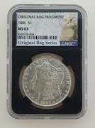 1886 Morgan Silver Dollar, NGC MS63 "Bag Fragment"