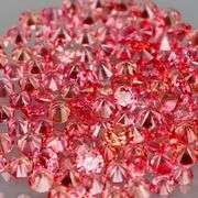 Vibrant color! Diamond cut! 2.38ct cherry pink Sapphire set!