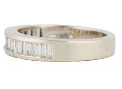 0.75ctw Baguette Diamond Channel Set Wedding Band Ring in 18K