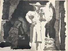 Pablo Picasso Toro "Bullfighter" Lithograph from 1960 Portfolio